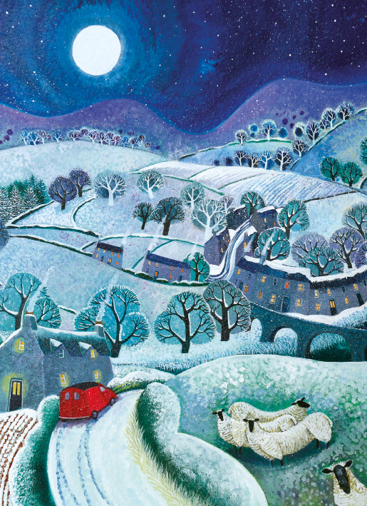 Winter Landscapes by Lisa Graa Jensen Box of 16 Charity Christmas Cards