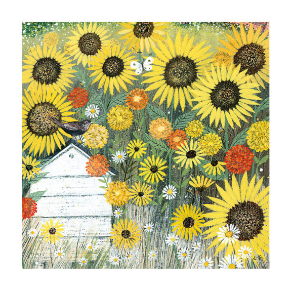 Sunshine Garden by Lucy Grossmith 8 Mini Notecards Wallet