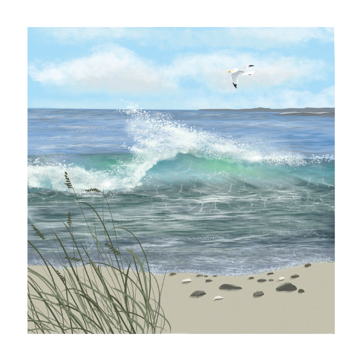 Sea Views Box of 20 Notecards with Envelopes - Bee's Emporium