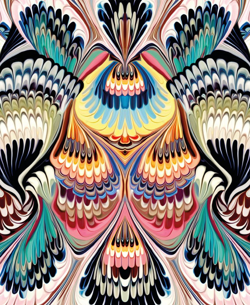 Mirror Marble by Mary Katrantzou Blank Greeting Card with Envelope
