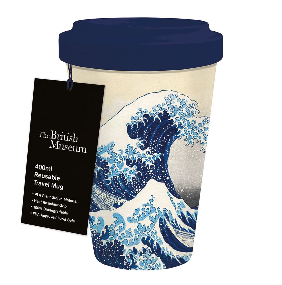 The British Museum The Great Wave Travel Mug - Bee's Emporium