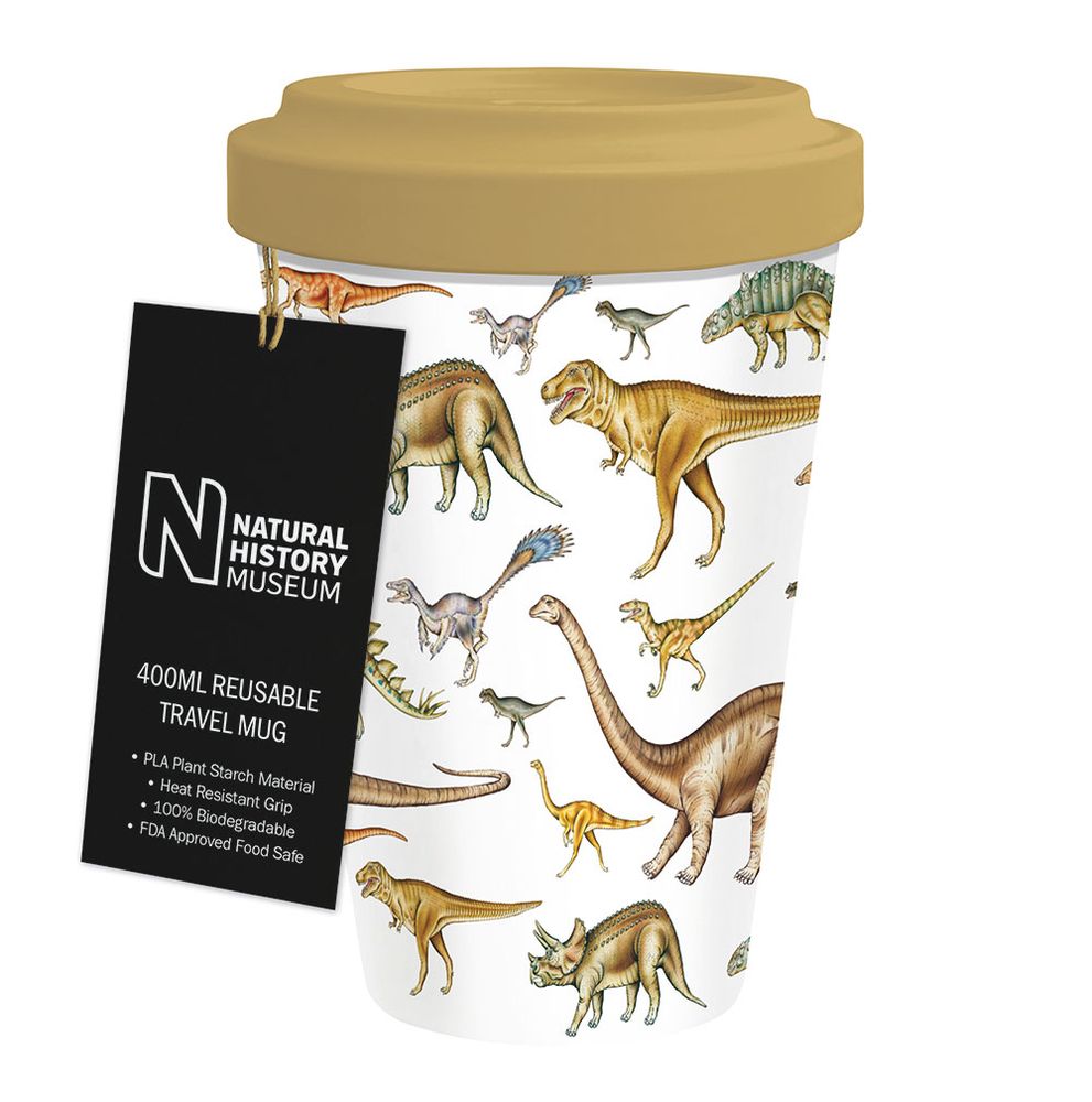 Natural History Museum Dinosaurs Travel Mug - Bee's Emporium