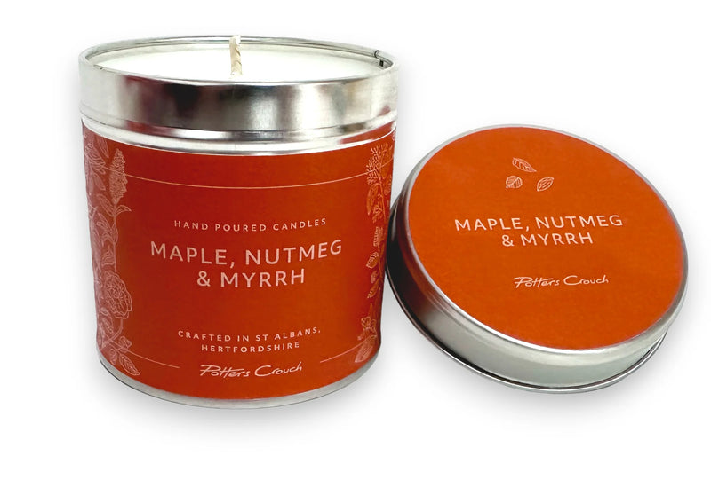 Potters Crouch - Wellness Candle Tin - Maple, Nutmeg & Myrrh