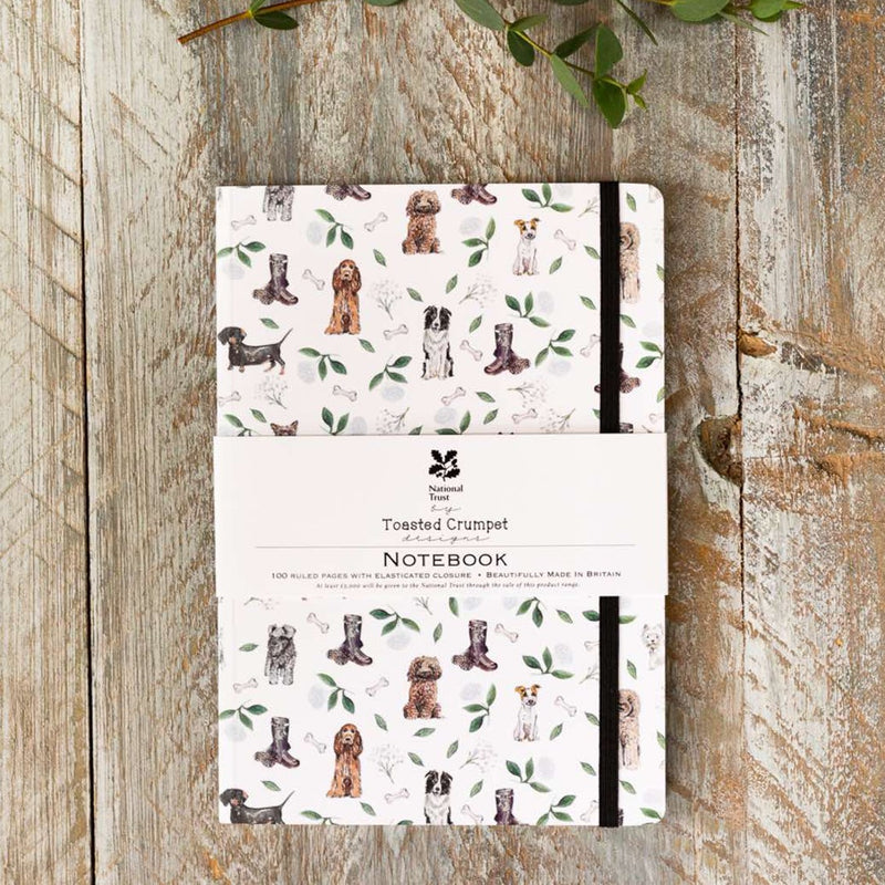 National Trust Muddy Paws A5 Notebook