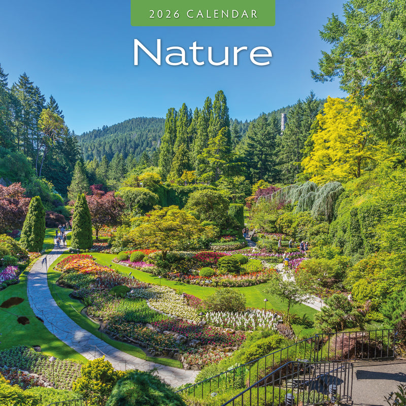Nature 2026 Square Wall Calendar