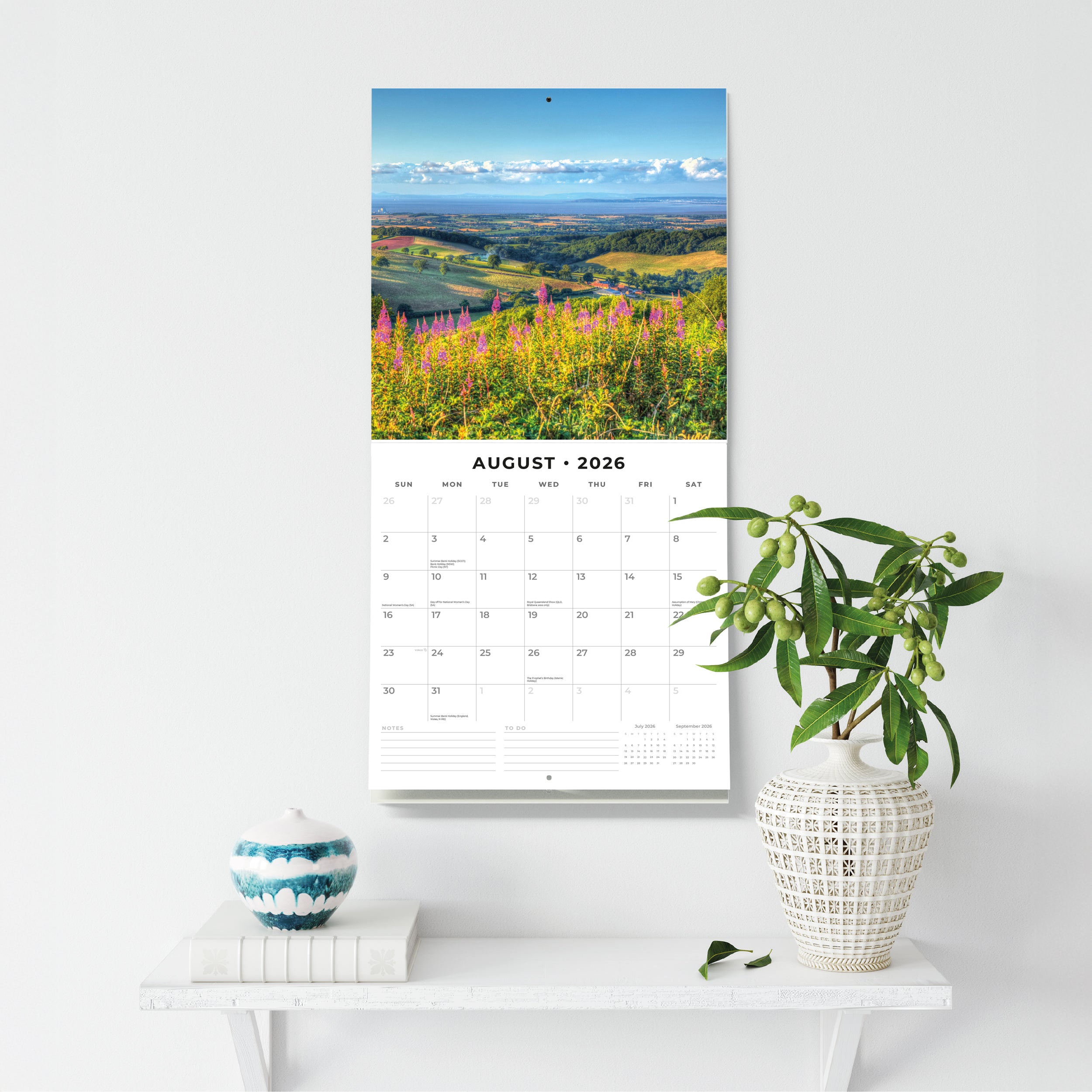 Nature 2026 Square Wall Calendar - Bee's Emporium