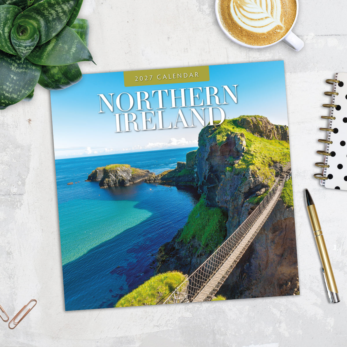 Northern Ireland 2027 Square Wall Calendar