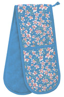Emily Burningham Saxifrage Organic Cotton Double Oven Gloves