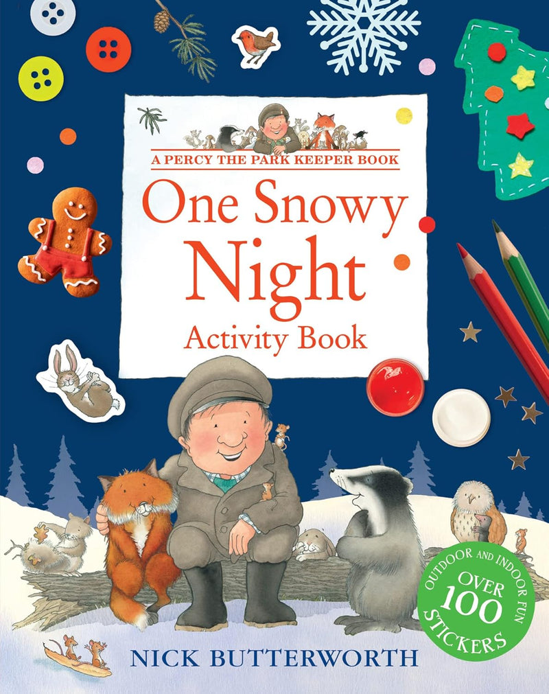 One Snowy Night Activity Book (Percy the Park Keeper) (Paperback)