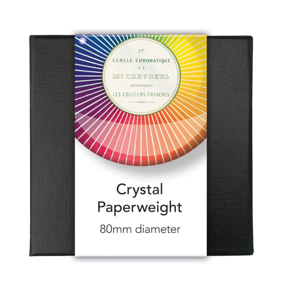 Colour Wheel Crystal Dome Paperweight