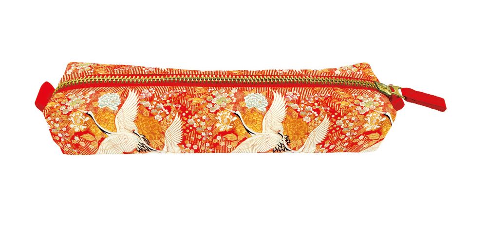 V&A Kimono Cranes Pencil Case - Bee's Emporium