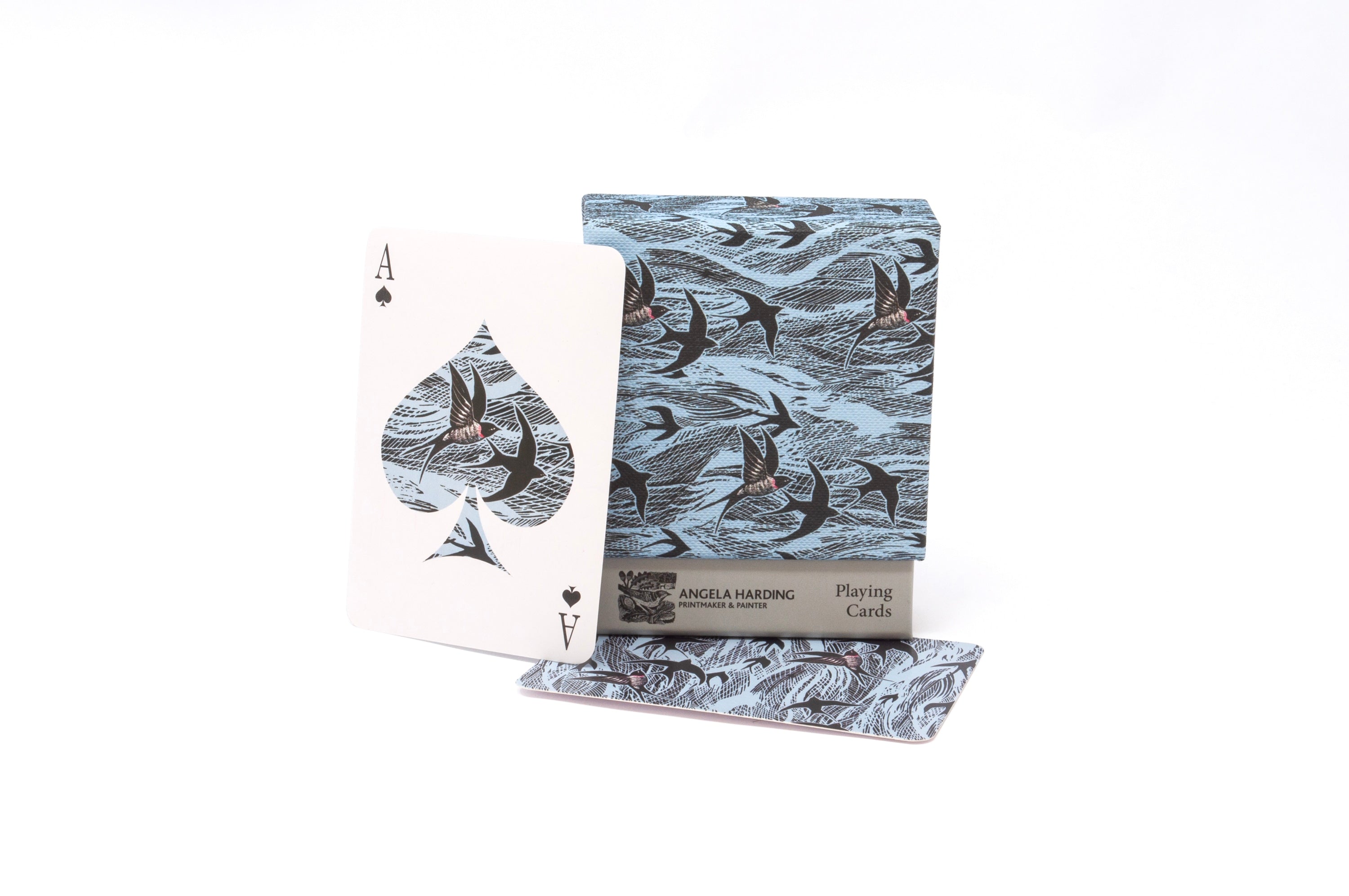 Angela Harding Swallow and Sea Playing Cards