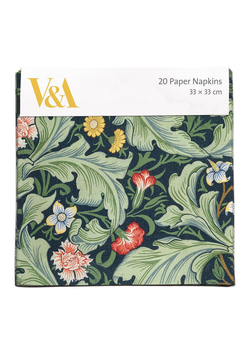 V&A Leicester Wallpaper Pack of 20 Paper Napkins - Bee's Emporium