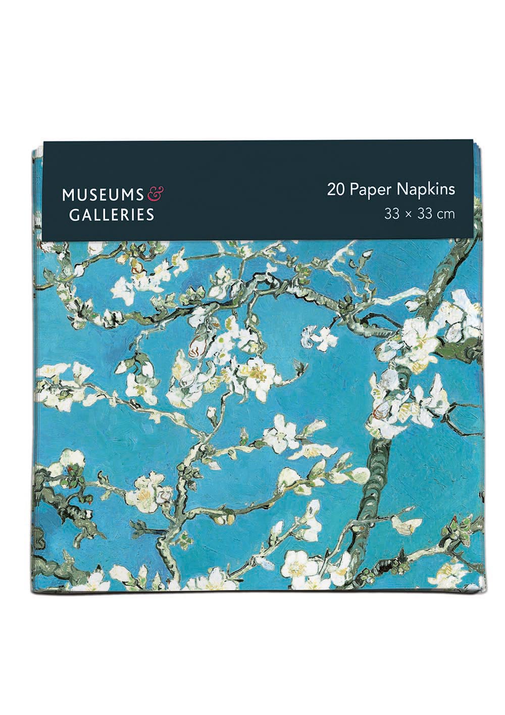 Vincent Van Gogh Almond Branches in Bloom Pack of 20 Paper Napkins - Bee's Emporium