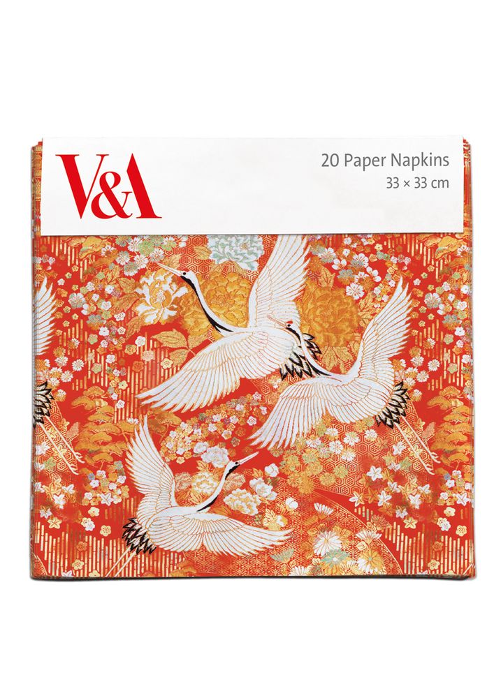 V&A Kimono Cranes Pack of 20 Paper Napkins