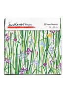 Sarah Campbell Irises & Butterflies Pack of 20 Paper Napkins