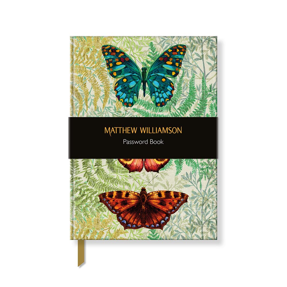 Matthew Williamson Butterfly Ferns Password Book - Bee's Emporium