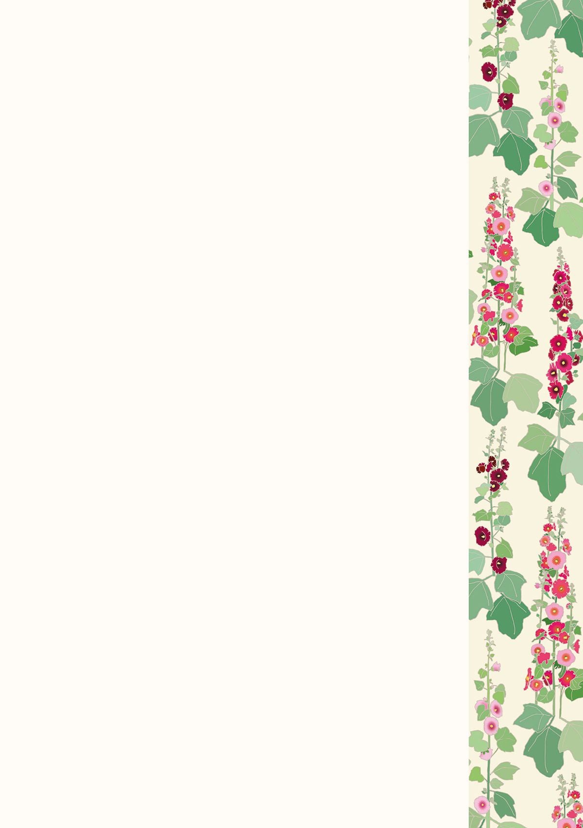Emily Burningham Hollyhocks Writing Set - Bee's Emporium