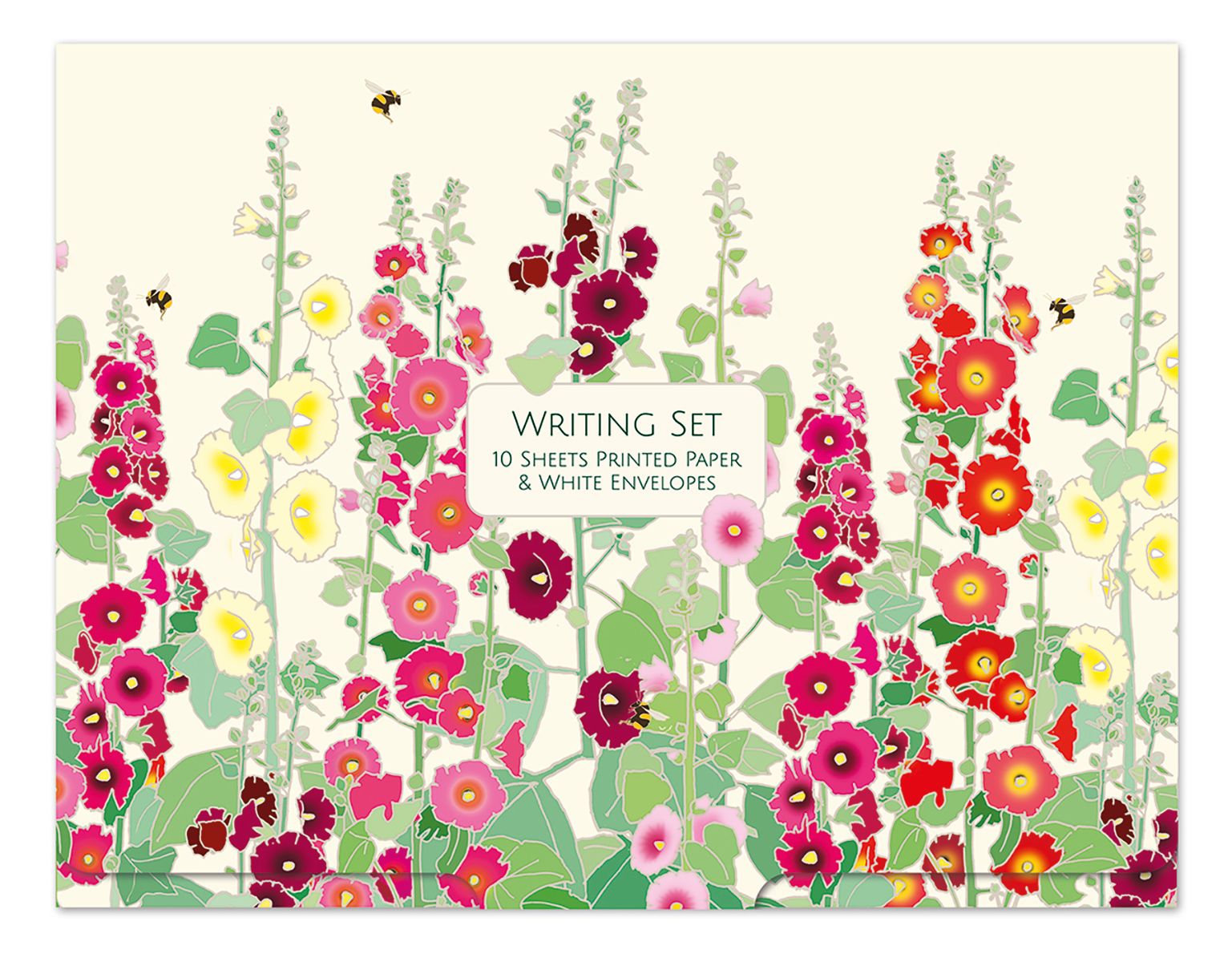 Emily Burningham Hollyhocks Writing Set - Bee's Emporium