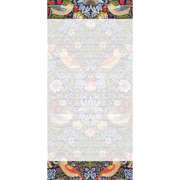 V&A Strawberry Thief Magnetic Fridge Notepad - Bee's Emporium