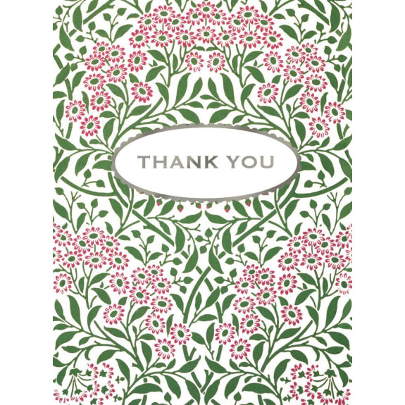 V&A Michaelmas Daisy 8 Thank You Notecards & Envelopes