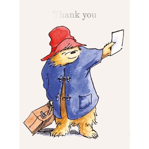 Paddington Bear - A Note From Paddington - 8 Thank You Notecards & Envelopes