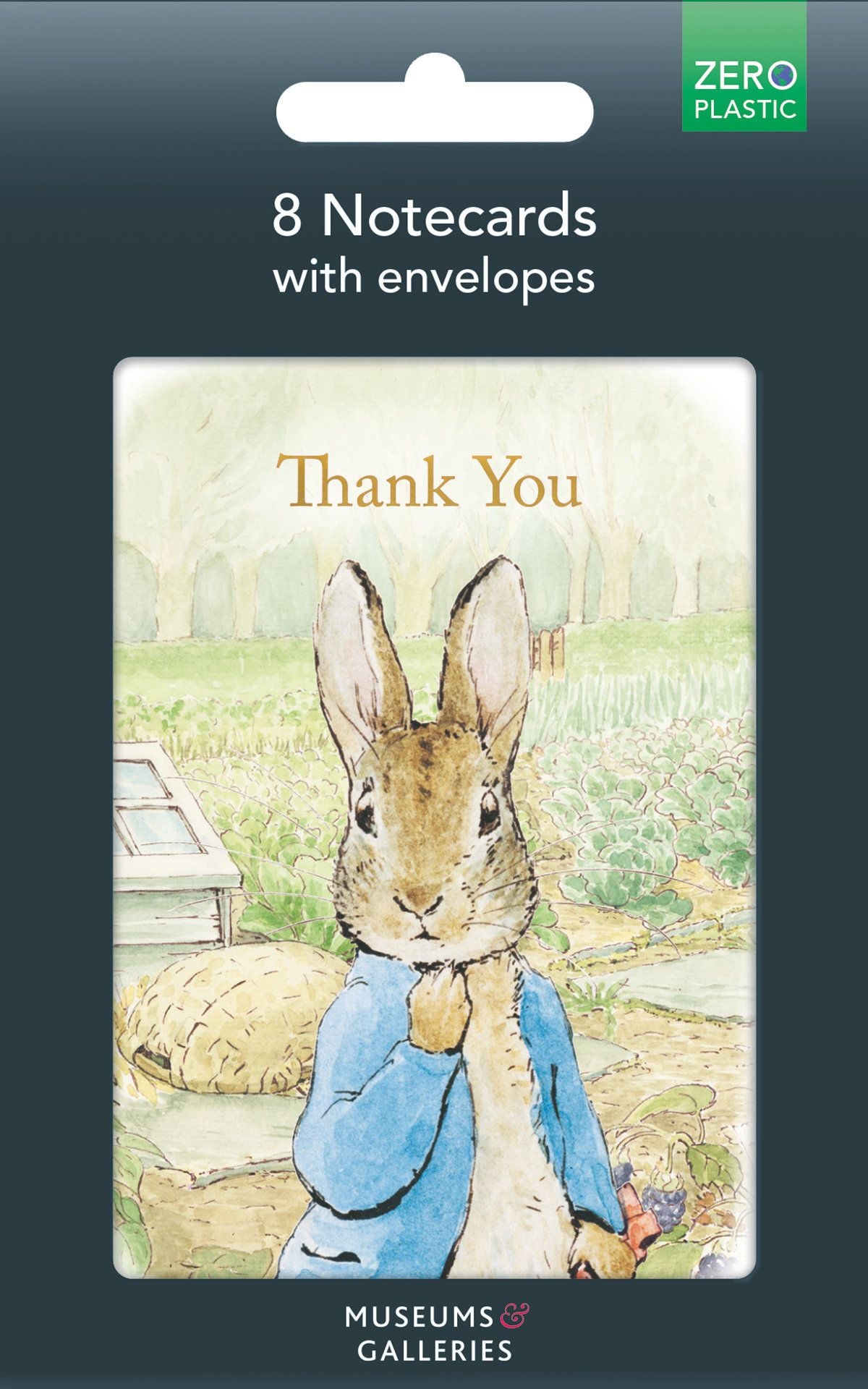 Peter Rabbit in the Garden by Beatrix Potter 8 Thank You Notecards & Envelopes