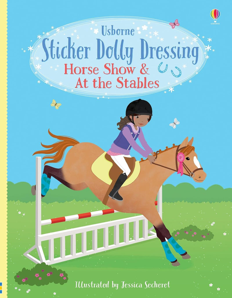 Sticker Dolly Dressing Horse Show and At the Stables (Paperback)