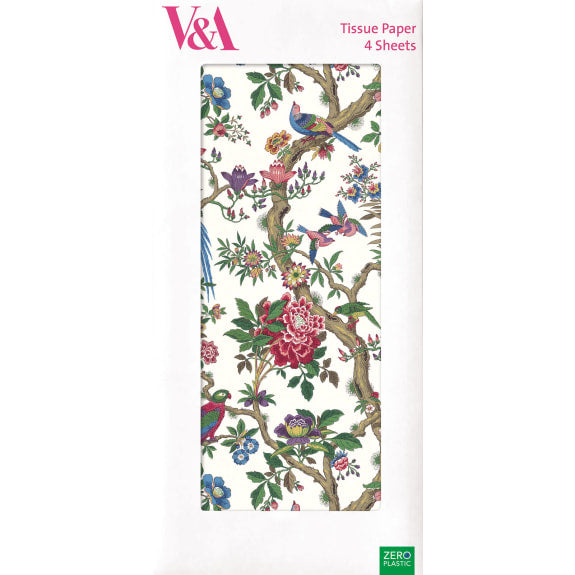 V&A The Chinese Tree Pack of 4 Sheets of Tissue Paper - Bee's Emporium