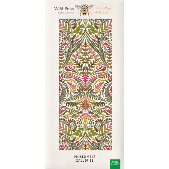 Wild Press Pteridomania Pack of 4 Sheets of Tissue Paper