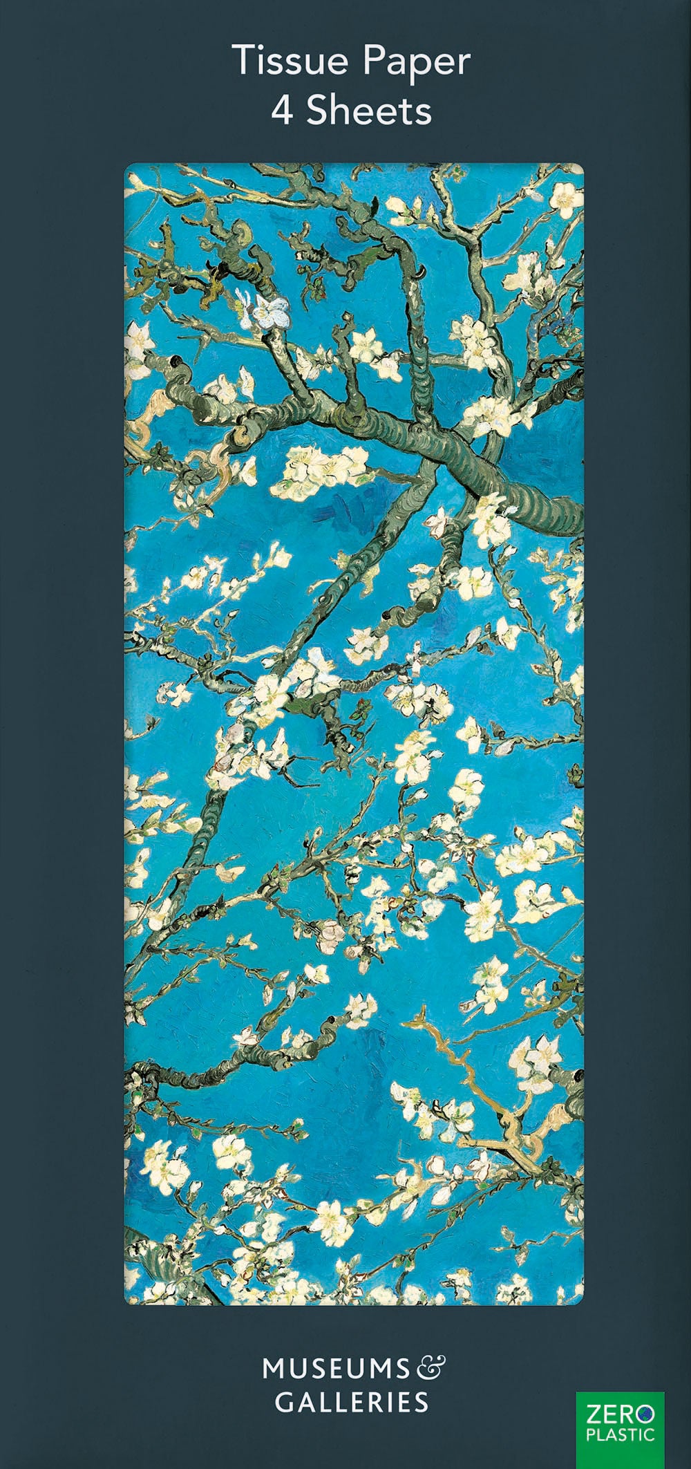 Vincent Van Gogh - Almond Blossom Pack of 4 Sheets of Tissue Paper - Bee's Emporium