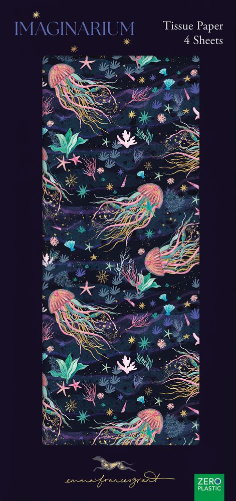 Emma Frances Grant Opalescence Pack of 4 Sheets of Tissue Paper - Bee's Emporium