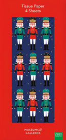 Nutcracker Pack of 4 Sheets of Festive Tissue Paper