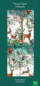 Winter Forest Glade by Jo Spicer Pack of 4 Sheets of Festive Tissue Paper