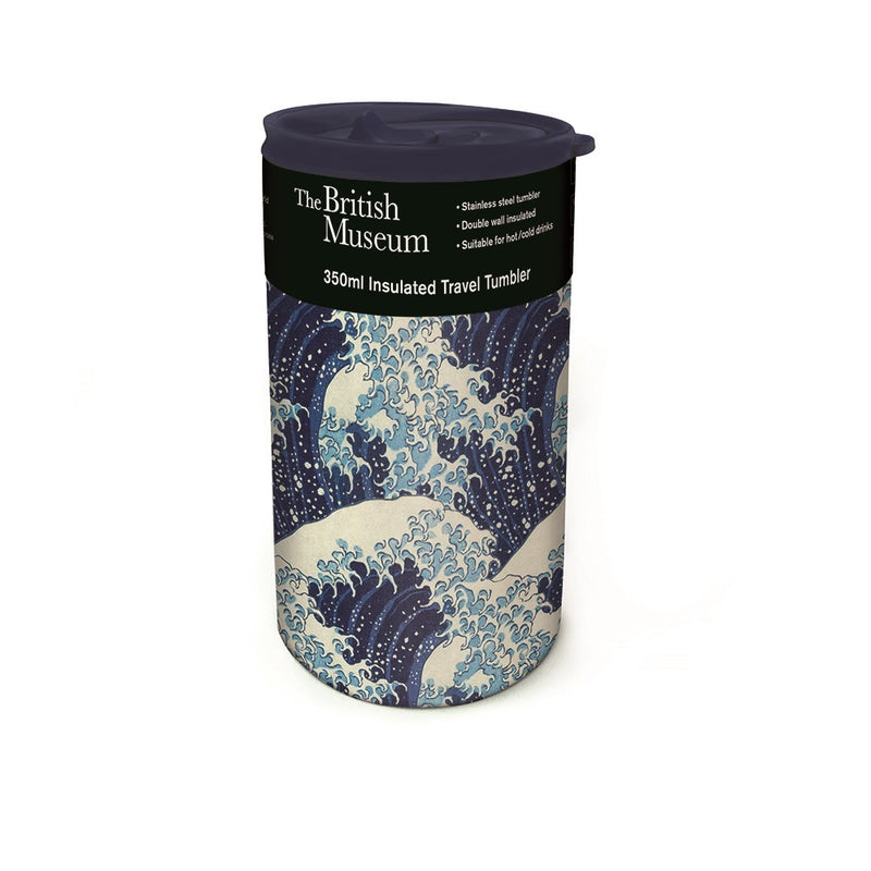 The British Museum - The Great Wave Stainless Steel Insulated Travel Tumbler