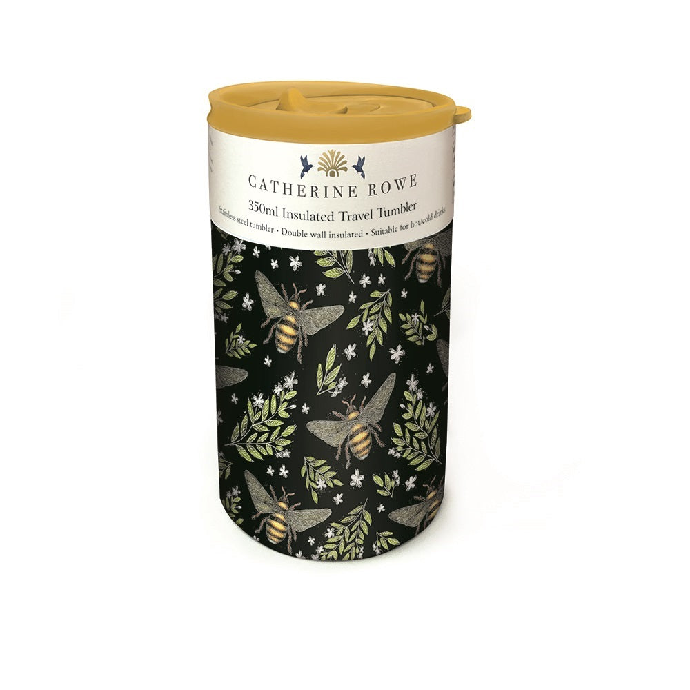 Catherine Rowe Honey Bee Stainless Steel Insulated Travel Tumbler