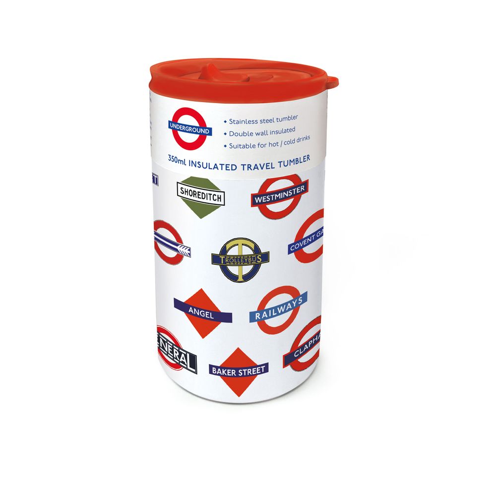 Transport for London Vintage Signs Stainless Steel Insulated Travel Tumbler
