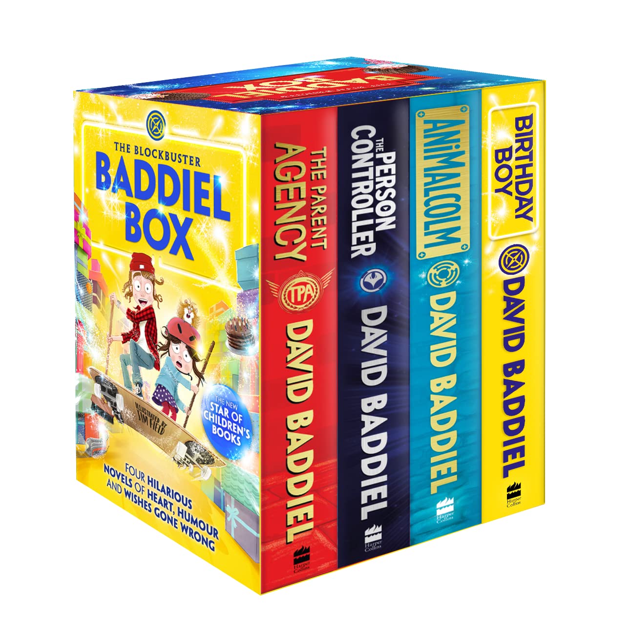 The Blockbuster Baddiel Box (The Person Controller, The Parent Agency, AniMalcolm, Birthday Boy (Paperbacks)
