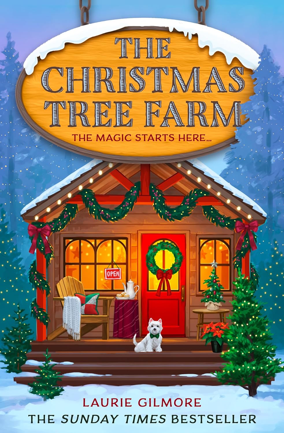 The Christmas Tree Farm by Laurie Gilmore (Book 3: Dream Harbor) (Paperback)
