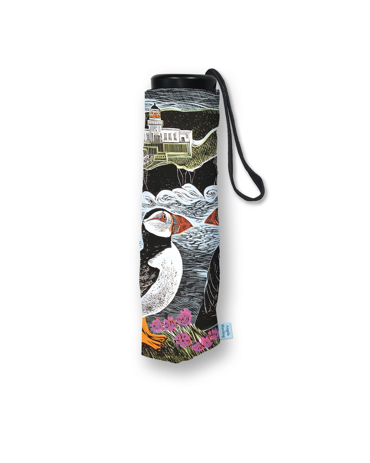 Angela Harding Fair Isle Puffins Umbrella - Bee's Emporium