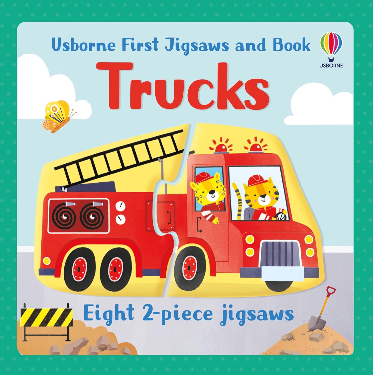 Usborne First Jigsaws: Trucks (Paperback) - Bee's Emporium