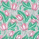 V&A Tulips Blank Greeting Card with Envelope