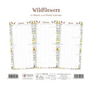 Wildflowers Illustrated Family Organiser - 2026 Square Wall Calendar