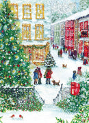 Christmas Shopping by Dawn Quigg Pack of 8 Charity Christmas Cards