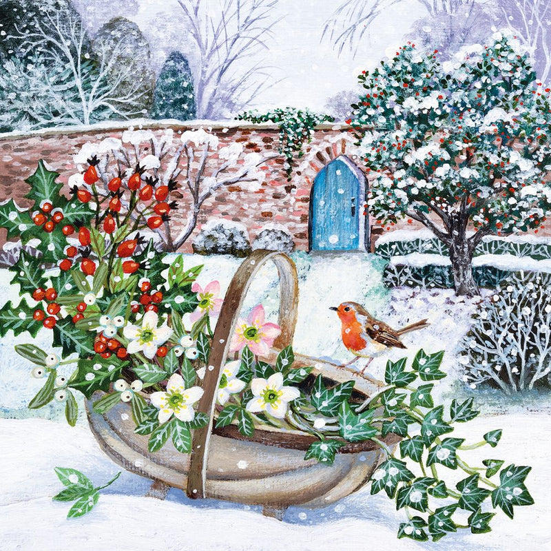 Decorations for the House by Lucy Grossmith Pack of 8 Charity Christmas Cards