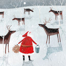 Feeding the Reindeer by Claire Henley Pack of 8 Charity Christmas Cards