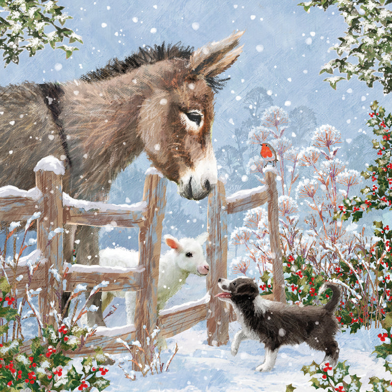 Country Companions by Pip Wilson Pack of 8 Charity Christmas Cards