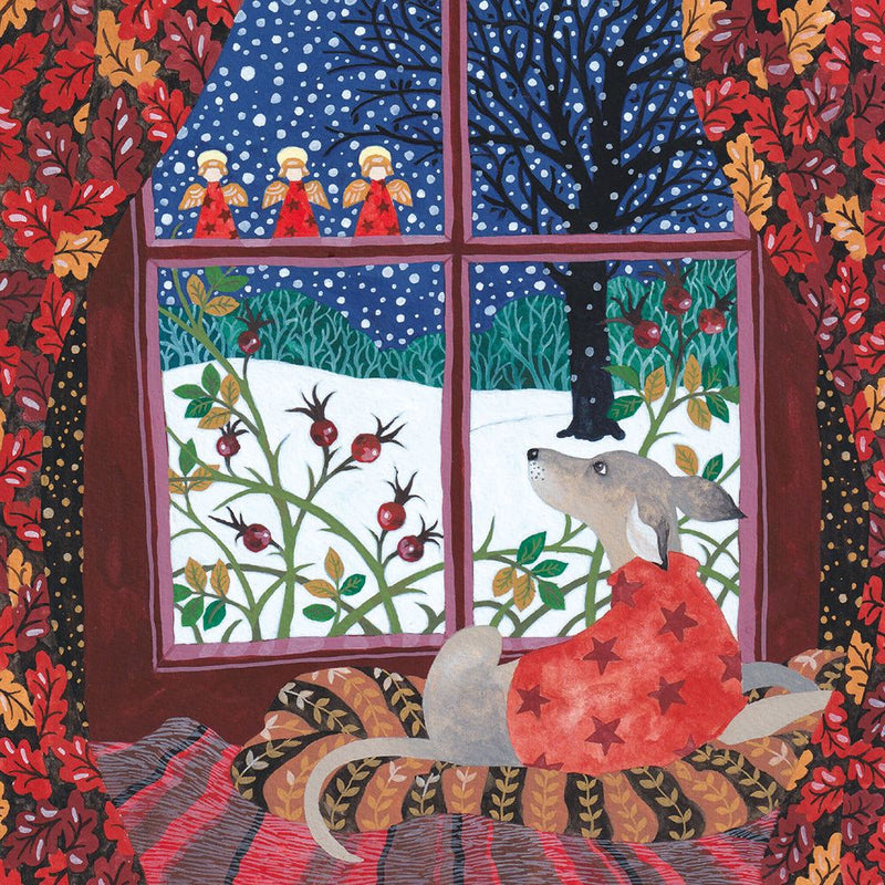 Watching the Snow by Annabel Spenceley Pack of 5 Charity Christmas Cards
