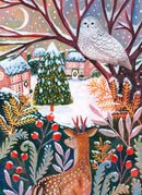 Snowy Night by Lee Foster Wilson Box of 16 Charity Christmas Cards