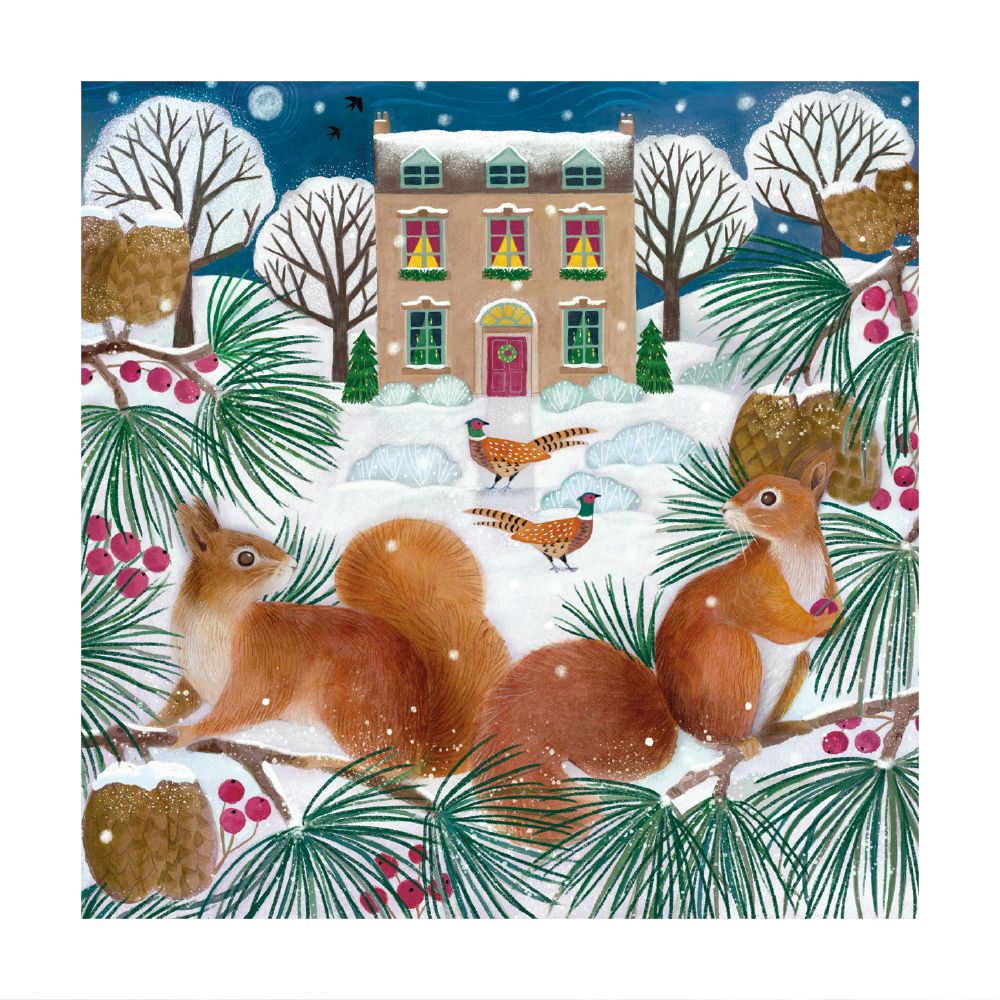 White Christmas by Bex Parkin Box of 20 Christmas Cards - Bee's Emporium